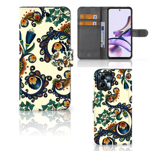 Wallet Case Motorola Moto G13 | G23 Barok Flower