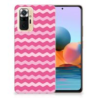 Xiaomi Redmi Note 10 Pro TPU bumper Waves Pink - thumbnail