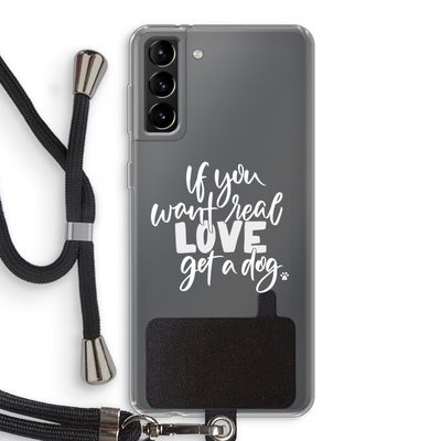 Partner in crime: Samsung Galaxy S21 Plus Transparant Hoesje met koord