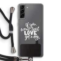 Partner in crime: Samsung Galaxy S21 Plus Transparant Hoesje met koord