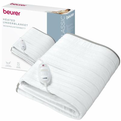 Elektrische Deken Beurer TS17 150 x 80 cm Wit Grijs 100 % polyester 65 W