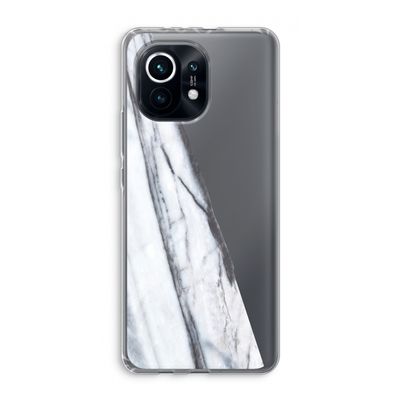Gestreepte marmer: Xiaomi Mi 11 Transparant Hoesje