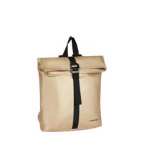 New Rebels Mart Los Angeles Metallic Goud Mini 7L Rolltop Rugzak Waterafstotend