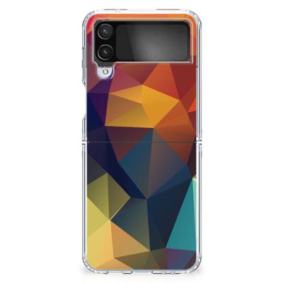 Samsung Galaxy Z Flip 4 | TPU Hoesje | Polygon Color