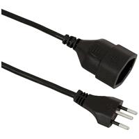 VALUE verlengkabel T12/T13, CH stroomkabel, zwart, 10 m