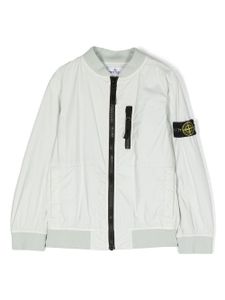 Stone Island Junior veste à patch Compass - Vert