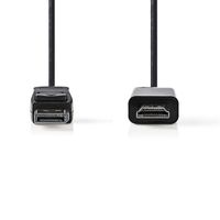 Nedis DisplayPort-Kabel | DisplayPort Male | HDMI | 3 m | 1 stuks - CCGP37100BK30 CCGP37100BK30 - thumbnail