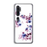 Waterverf bloemen: Xiaomi Mi Note 10 Transparant Hoesje