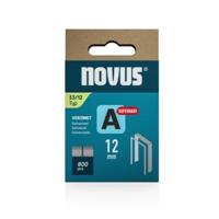 Novus Niet met fijne draad A 53/12mm Superhard (800 stuks) - 042-0780