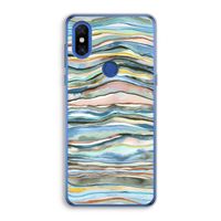 Watercolor Agate: Xiaomi Mi Mix 3 Transparant Hoesje