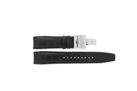 Horlogeband Seiko 8X22-0AG0 / SSE115J1 / L0CK01BJ9 Leder Zwart 22mm