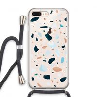 Terrazzo N°13: iPhone 7 PLUS Transparant Hoesje met koord