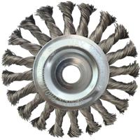 KS TOOLS ronde staaldraadborstel round brush w.bore 22,2 ks-tools 125x14mm steel