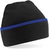 Beechfield CB471 Teamwear Beanie - Black/Bright Royal - One Size