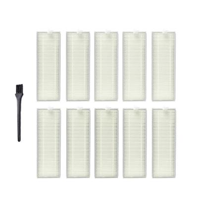 XI268 10 stuks I259 filter + G101 kleine zwarte borstel voor ILIFE A7 A9