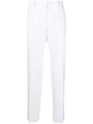 Philipp Plein pantalon chino en sergé - Blanc