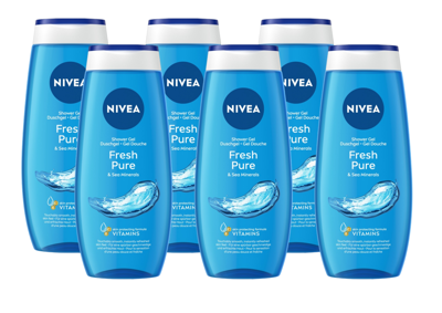Nivea Fresh Pure Douchegel Multiverpakking Nivea Fresh Pure Douchegel Multiverpakking