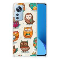 Xiaomi 12 | 12X | TPU Hoesje | Vrolijke Uilen