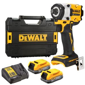 DeWALT DCF921E2T Accu Slagmoersleutel 1/2” 18V POWERSTACK in TSTAK