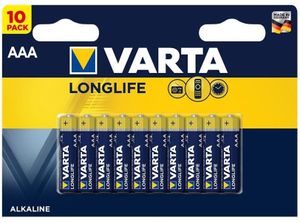 Varta batterijen longlife - AAA - set van 10