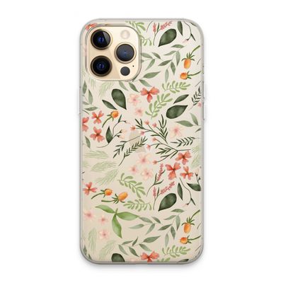 Sweet little flowers: iPhone 13 Pro Max Transparant Hoesje