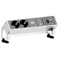 Bachmann 902.2281 Stekkerdoos Zwart, Wit Randaarde stekker 1 stuk(s)