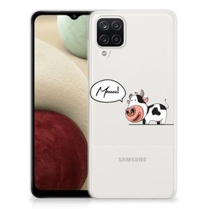 Samsung Galaxy A12 Telefoonhoesje met Naam Cow