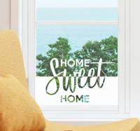 Raamsticker home sweet home - thumbnail