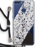 Gespikkelde marmer: Huawei P Smart (2018) Transparant Hoesje met koord