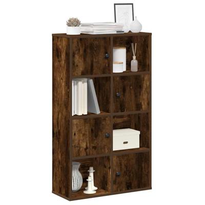 Boekenkast 60x24x101,5 cm bewerkt hout gerookt eikenkleurig