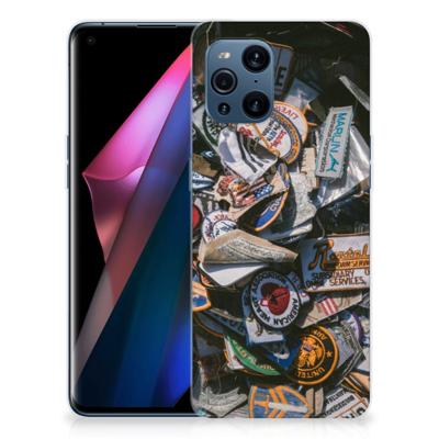 OPPO Find X3 | X3 Pro | Siliconen hoesje | met foto Badges