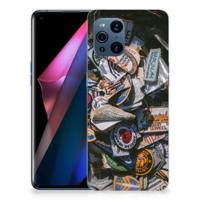 OPPO Find X3 | X3 Pro | Siliconen hoesje | met foto Badges