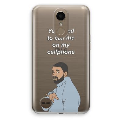 Hotline bling: LG K10 (2017) Transparant Hoesje