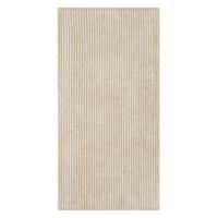 Cawö Cawö Two-Tone Stripe Handdoek 50x100 sand