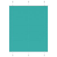 Pliss rolgordijn 110x100 cm stofbreedte 109,4cm petrol groen