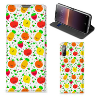 Sony Xperia L4 Flip Style Cover Fruits - thumbnail