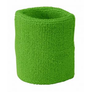 Goedkope zweetbandjes lime groen