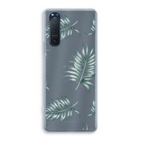 Simple leaves: Sony Xperia 5 II Transparant Hoesje