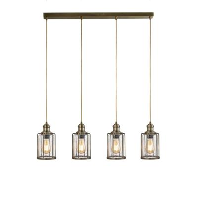 Searchlight 4-lichts hanglampPipes - 1164-4AB