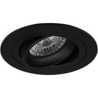 Zwarte Aluminium GU10 Inbouwspot - Rond en Kantelbaar - Ø92mm