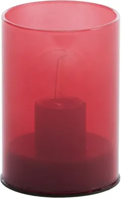 Light & Living tafellamp glas vazolla 7x10cm rood