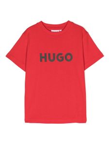 HUGO KIDS t-shirt en coton à logo imprimé - Rouge