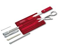 Victorinox SwissCard Classic Rood, Transparant ABS kunststof - thumbnail