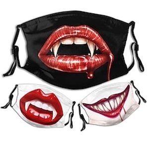 Man 1 PC Sportmaskers Masker Afdrukken Traditioneel Halloween Lightinthebox
