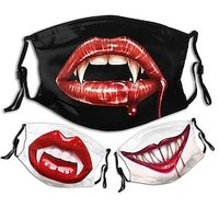 Man 1 PC Sportmaskers Masker Afdrukken Traditioneel Halloween Lightinthebox