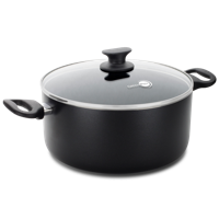 Cambridge Black Kookpan met Deksel 24cm