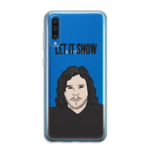 Let It Snow: Samsung Galaxy A50 Transparant Hoesje