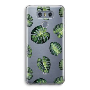 Tropische bladeren: LG G6 Transparant Hoesje