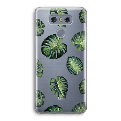 Tropische bladeren: LG G6 Transparant Hoesje