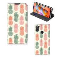 Samsung Galaxy M11 | A11 | Flip Style Cover | Ananas